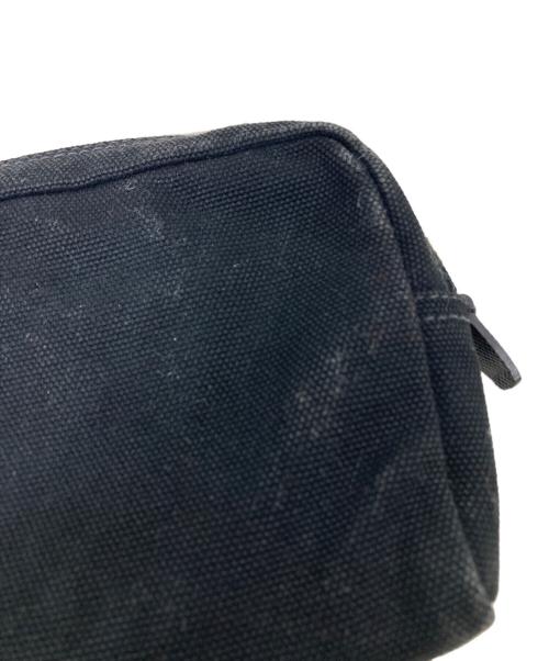 PRADA（プラダ）PRADA (プラダ) キャンパスコスメポーチ ブラックの古着・服飾アイテム