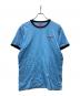 SUPREME（シュプリーム）の古着「パイピングリンガーTシャツ」｜スカイブルー