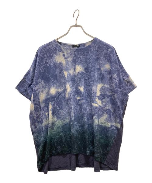 pas de calais（パドカレ）pas de calais (パドカレ) リネンブラウス ネイビー サイズ:36の古着・服飾アイテム