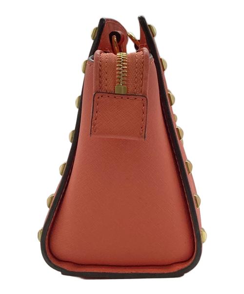 MICHAEL MICHAEL KORS（マイケル マイケルコース）MICHAEL MICHAEL KORS (マイケル マイケルコース) スタッズショルダーバッグ レッドの古着・服飾アイテム