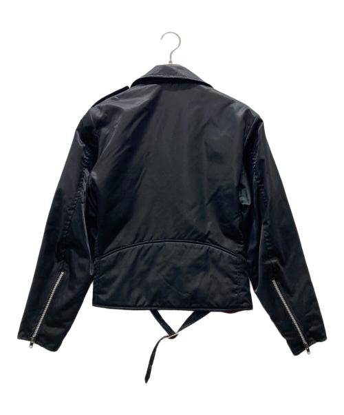 C.A.B.CLOTHING（キャブクロージング）C.A.B.CLOTHING (キャブクロージング) ナイロンライダースジャケット ブラック サイズ:Mの古着・服飾アイテム