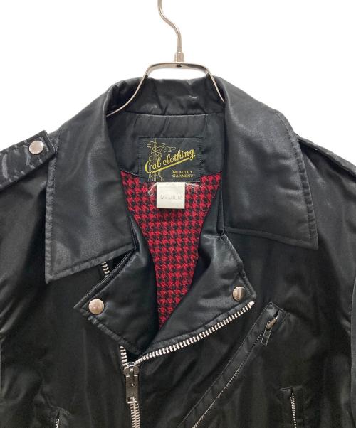 C.A.B.CLOTHING（キャブクロージング）C.A.B.CLOTHING (キャブクロージング) ナイロンライダースジャケット ブラック サイズ:Mの古着・服飾アイテム