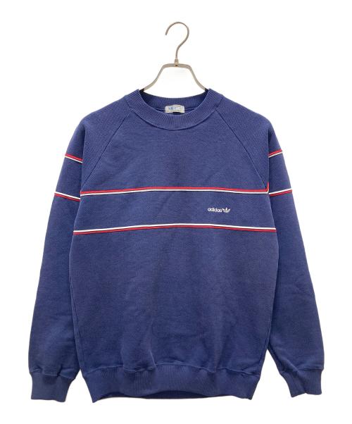 adidas（アディダス）adidas (アディダス) 80sロングスリーブカットソー ネイビー サイズ:Lの古着・服飾アイテム