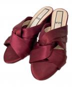 N°21ヌメロヴェントゥーノ）の古着「サテンサンダル」｜レッド