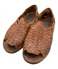 brandX（brandX）の古着「レザーサンダル」｜ブラウン