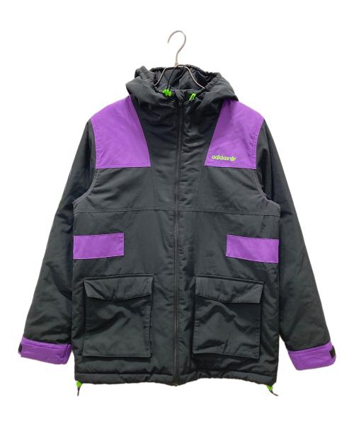 adidas（アディダス）adidas (アディダス) Graphic Padded Jacket ブラック サイズ:Mの古着・服飾アイテム