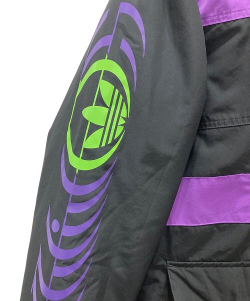 adidas（アディダス）adidas (アディダス) Graphic Padded Jacket ブラック サイズ:Mの古着・服飾アイテム