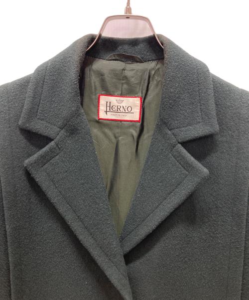 HERNO（ヘルノ）HERNO (ヘルノ) スカーフライナーコート グリーン サイズ:記載なしの為不明の古着・服飾アイテム