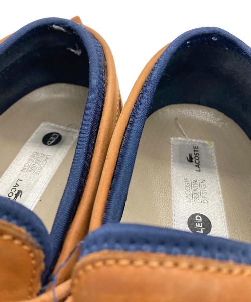 LACOSTE（ラコステ）LACOSTE (ラコステ) コインローファー ブラウン サイズ:UK 6.5の古着・服飾アイテム