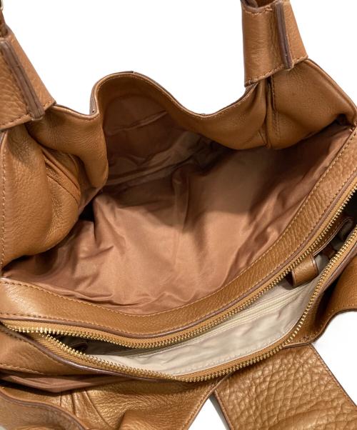 COLE HAAN（コールハーン）COLE HAAN (コールハーン) レザーバッグ ブラウンの古着・服飾アイテム