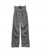 LIVINGTONEリヴィントーン）の古着「ハイウエストヒッコリーパンツ」｜ネイビー