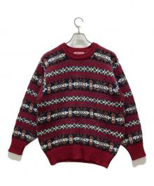 McGREGOR（マクレガー）の古着「フェアアイルニットセーター」｜レッド