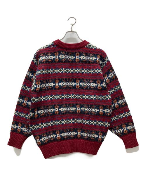 McGREGOR（マクレガー）McGREGOR (マクレガー) フェアアイルニットセーター レッド サイズ:Lの古着・服飾アイテム
