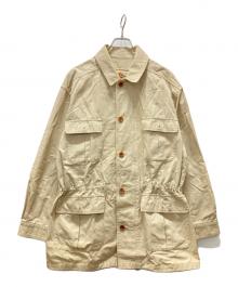 BARACUTA（バラクータ）の古着「ミドル丈サファリコート」｜ベージュ