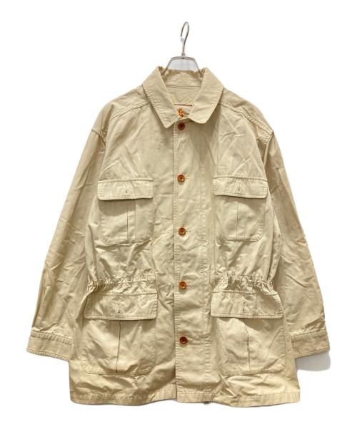 BARACUTA（バラクータ）BARACUTA (バラクータ) ミドル丈サファリコート ベージュ サイズ:Lの古着・服飾アイテム