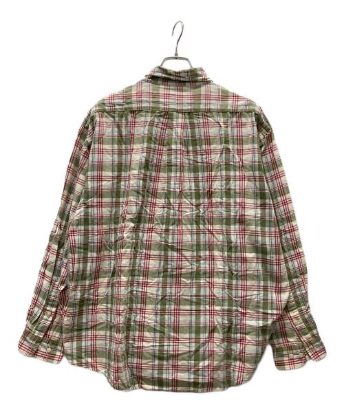 RALPH LAUREN（ラルフローレン）RALPH LAUREN (ラルフローレン) チェックBDシャツ 黄緑 サイズ:Ｌの古着・服飾アイテム