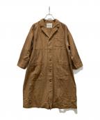 soulberryソウルベリー）の古着「ステンカラーコート」｜ブラウン