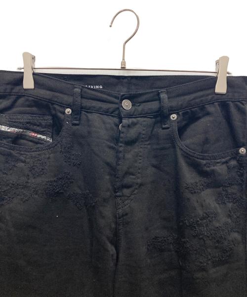 DIESEL（ディーゼル）DIESEL (ディーゼル) 2020 D-VIKER/ダメージ加工パンツ ブラック サイズ:30の古着・服飾アイテム