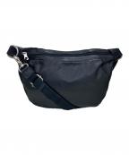 IL BISONTEイル ビゾンテ）の古着「レザーショルダーバッグ」｜ブラック