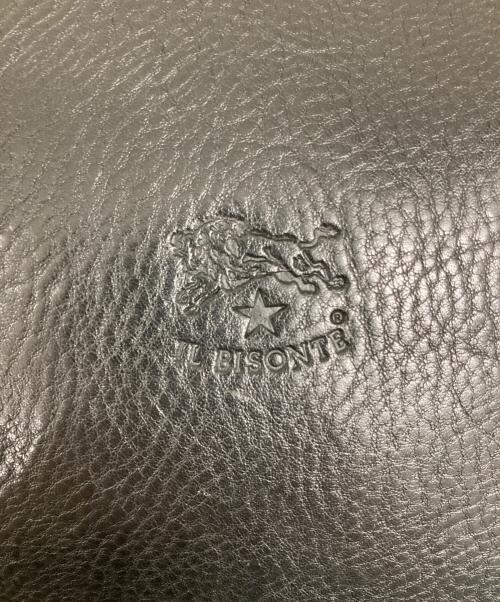 IL BISONTE（イル ビゾンテ）IL BISONTE (イル ビゾンテ) レザーショルダーバッグ ブラックの古着・服飾アイテム