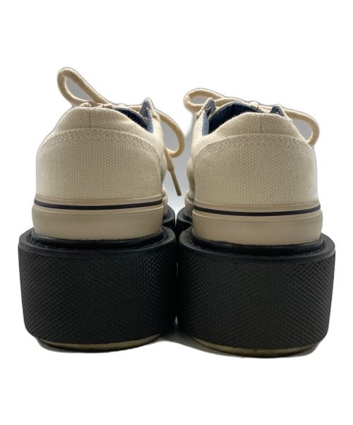 DIESEL（ディーゼル）DIESEL (ディーゼル) プラットフォームスニーカー ベージュ サイズ:24.5の古着・服飾アイテム