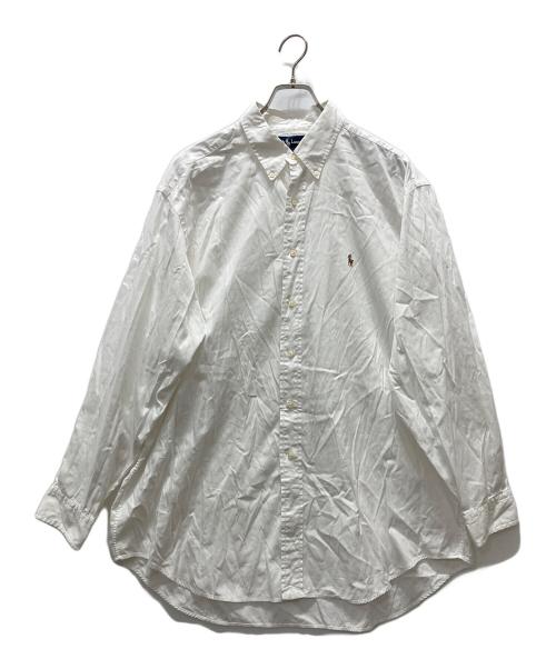 RALPH LAUREN（ラルフローレン）RALPH LAUREN (ラルフローレン) 90sボタンダウンシャツ ホワイト サイズ:1の古着・服飾アイテム