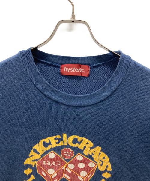 hysteric（ヒステリック）hysteric (ヒステリック) ダイスプリントスウェット ネイビー サイズ:FREEの古着・服飾アイテム