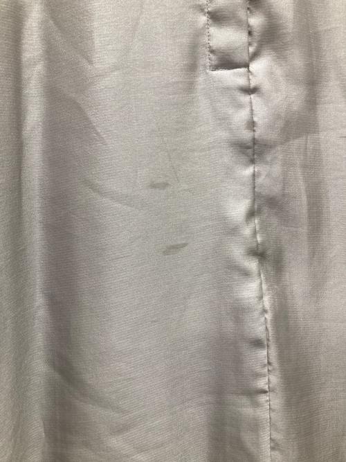 FRAY ID（フレイ アイディー）FRAY ID (フレイ アイディー) ビッグボウタイブラウスワンピース グレーの古着・服飾アイテム