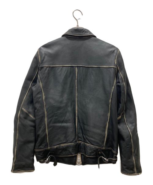 nano・universe（ナノ・ユニバース）nano・universe (ナノ・ユニバース) シングルライダースジャケット ブラック サイズ:Mの古着・服飾アイテム