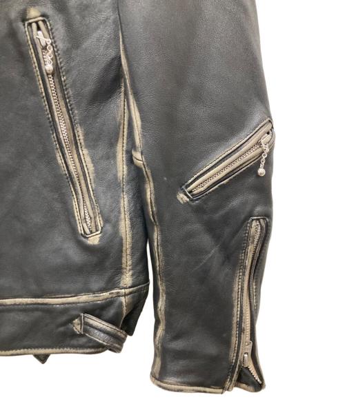 nano・universe（ナノ・ユニバース）nano・universe (ナノ・ユニバース) シングルライダースジャケット ブラック サイズ:Mの古着・服飾アイテム