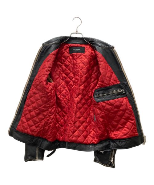 nano・universe（ナノ・ユニバース）nano・universe (ナノ・ユニバース) シングルライダースジャケット ブラック サイズ:Mの古着・服飾アイテム