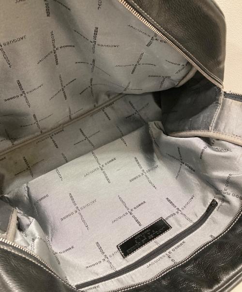 JACQUES LE CORRE（ジャックルコー）JACQUES LE CORRE (ジャックルコー) リスボンレザーハンドバッグ ブラックの古着・服飾アイテム