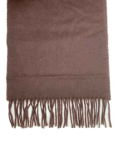 JOHNSTONS OF ELGIN（ジョンストンズオブエルガン）JOHNSTONS OF ELGIN (ジョンストンズオブエルガン) カシミヤマフラー ブラウンの古着・服飾アイテム