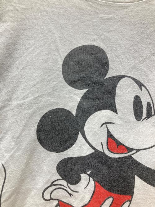 FRUIT OF THE LOOM（フルーツオブザルーム）FRUIT OF THE LOOM (フルーツオブザルーム) USA製ミッキープリントTシャツ ホワイト サイズ:Lの古着・服飾アイテム