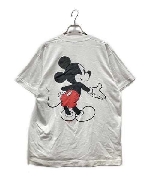 FRUIT OF THE LOOM（フルーツオブザルーム）FRUIT OF THE LOOM (フルーツオブザルーム) USA製ミッキープリントTシャツ ホワイト サイズ:Lの古着・服飾アイテム