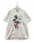 FRUIT OF THE LOOM（フルーツオブザルーム）の古着「USA製ミッキープリントTシャツ」｜ホワイト