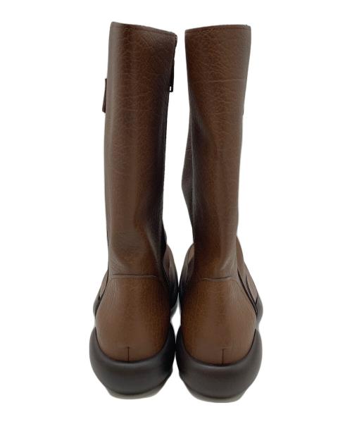 RegettaCanoe（リゲッタカヌー）RegettaCanoe (リゲッタカヌー) カジュアルロングブーツ オブリックシューズ ブラウン サイズ:Lの古着・服飾アイテム