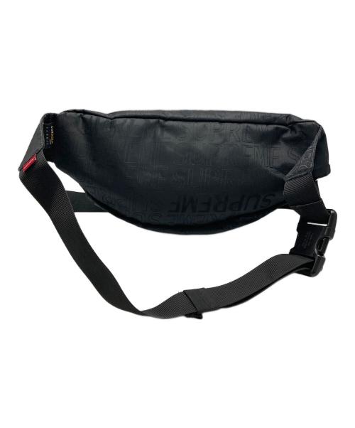 SUPREME（シュプリーム）SUPREME (シュプリーム) 19SS 総ロゴ ウエストバッグ ブラックの古着・服飾アイテム