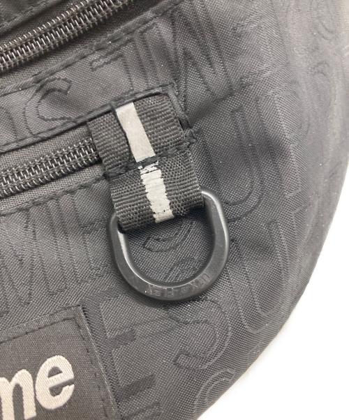 SUPREME（シュプリーム）SUPREME (シュプリーム) 19SS 総ロゴ ウエストバッグ ブラックの古着・服飾アイテム