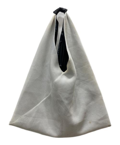 MM6 Maison Margiela（エムエムシックスメゾンマルジェラ）MM6 Maison Margiela (エムエムシックスメゾンマルジェラ) ジャパニーズトートバッグ メッシュ ラージサイズ ホワイトの古着・服飾アイテム