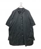 mizuiro-indミズイロインド）の古着「シャツワンピース」｜ブラック