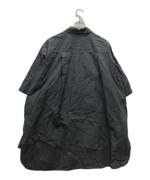 mizuiro-ind（ミズイロインド）mizuiro-ind (ミズイロインド) シャツワンピース ブラック サイズ:Freeの古着・服飾アイテム