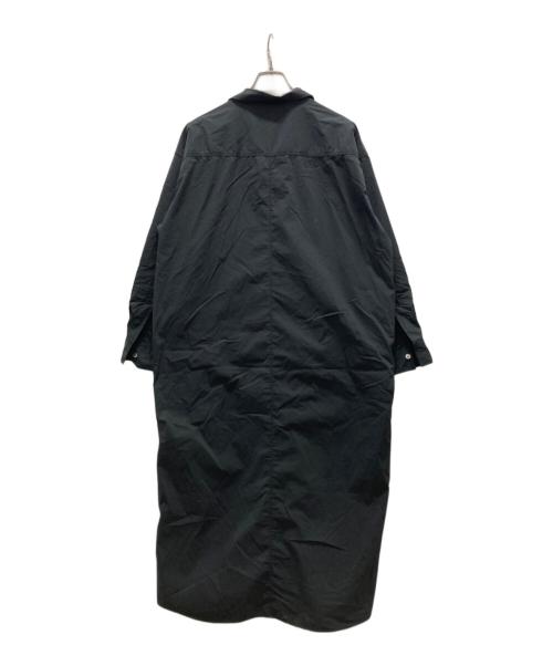 journal standard luxe（ジャーナルスタンダード ラックス）JOURNAL STANDARD LUXE (ジャーナルスタンダード ラックス) マキシ丈シャツワンピース ブラック サイズ:Freeの古着・服飾アイテム