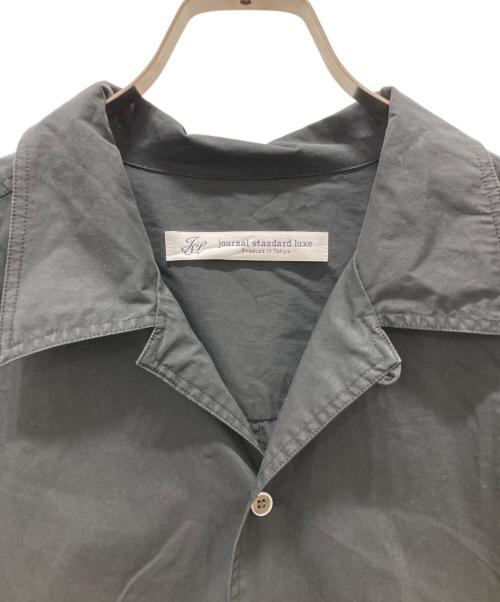 journal standard luxe（ジャーナルスタンダード ラックス）JOURNAL STANDARD LUXE (ジャーナルスタンダード ラックス) マキシ丈シャツワンピース ブラック サイズ:Freeの古着・服飾アイテム