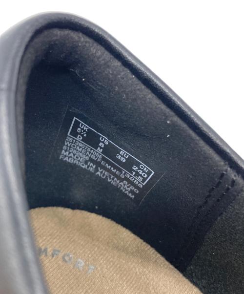 CLARKS（クラークス）CLARKS (クラークス) プレーントゥシューズ ブラック サイズ:24の古着・服飾アイテム