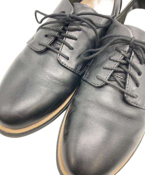 CLARKS（クラークス）CLARKS (クラークス) プレーントゥシューズ ブラック サイズ:24の古着・服飾アイテム