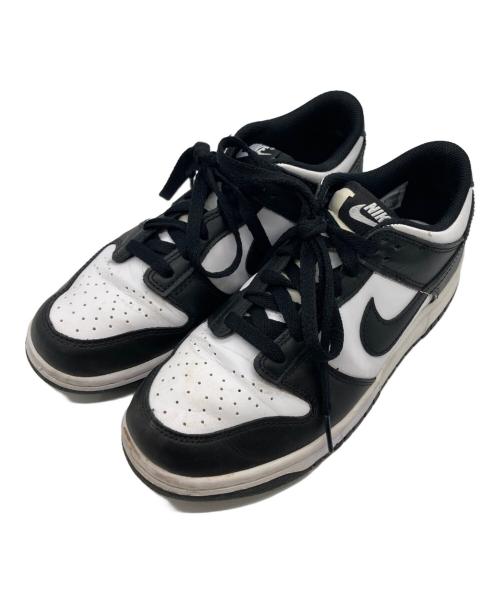 NIKE（ナイキ）NIKE (ナイキ) GS DUNK LOW ブラック×ホワイト サイズ:24.5の古着・服飾アイテム