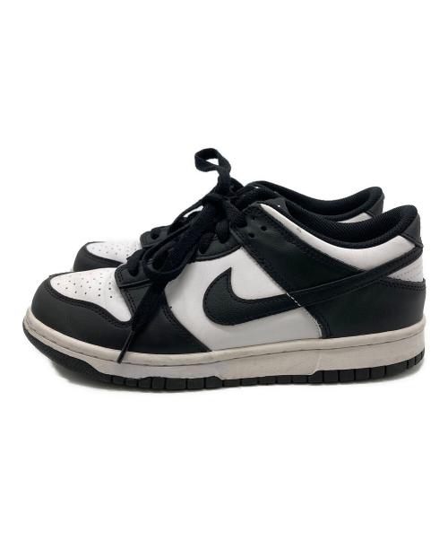 NIKE（ナイキ）NIKE (ナイキ) GS DUNK LOW ブラック×ホワイト サイズ:24.5の古着・服飾アイテム