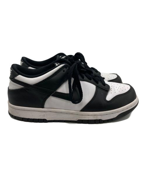 NIKE（ナイキ）NIKE (ナイキ) GS DUNK LOW ブラック×ホワイト サイズ:24.5の古着・服飾アイテム