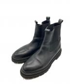 PASCUCCIパスクッチ）の古着「サイドゴアブーツ」｜ブラック